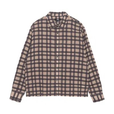 Pre-owned Stussy Sonoma Plaid Shirt 'tan' In Multi-color