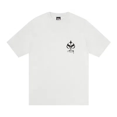 Pre-owned Stussy Spade Tee Pigment Dyed 'natural' | Cream | Men's Size Xxl In Beige
