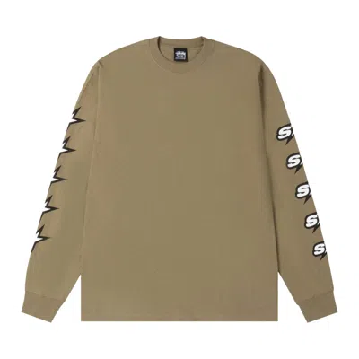 Pre-owned Stussy Speedway Long-sleeve Tee 'army' | Green | Men's Size Xl