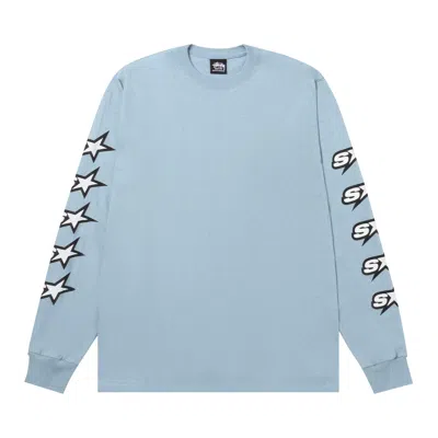 Pre-owned Stussy Speedway Long-sleeve Tee 'slate' | Blue | Men's Size Xxl