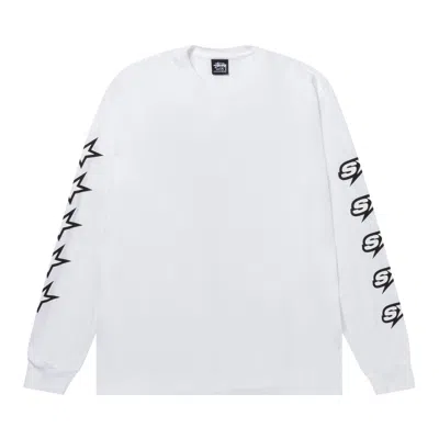 Pre-owned Stussy Speedway Long-sleeve Tee 'white' | Men's Size Xxl