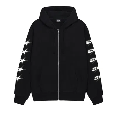 Pre-owned Stussy Speedway Zip Hoodie 'black' | Men's Size Xl
