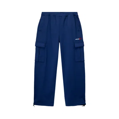 Pre-owned Stussy Sport Cargo Fleece Pant 'blue'