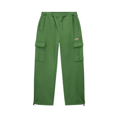 Pre-owned Stussy Sport Cargo Fleece Pant 'green'