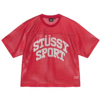 Pre-owned Stussy Sport Jersey 'red'