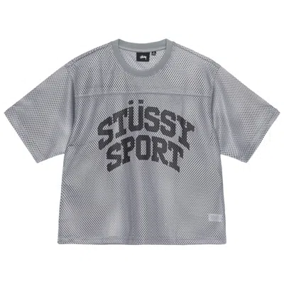 Pre-owned Stussy Sport Jersey 'silver'