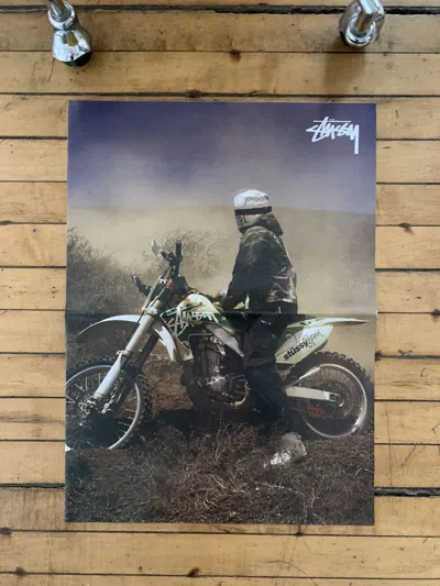 Pre-owned Stussy Sport Poster In Black