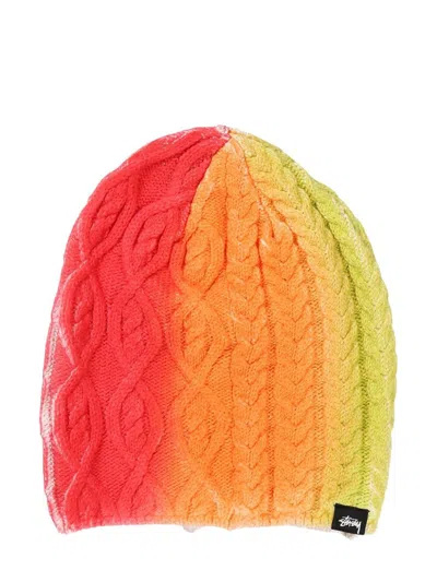 Stussy Spray Beanie In Orange