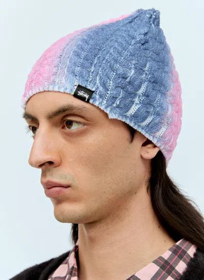 Stussy Spray Knit Beanie In Multi