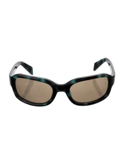 Pre-owned Stussy Square Tinted Sunglasses In Black