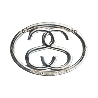 Pre-owned Stussy Ss Link Carabiner 'silver' | Men's Size Onesize