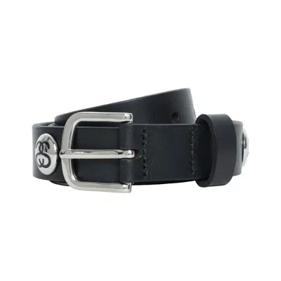 Pre-owned Stussy Ss-link Studded Belt 'black' | Men's Size L/xl