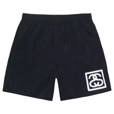 Pre-owned Stussy Ss-link Water Short 'black'