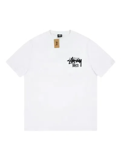 Stussy Stadium Stock Tokyo "white" T-shirt In Multi