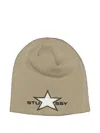 Stussy Star-motif Beanie Hat In Brown