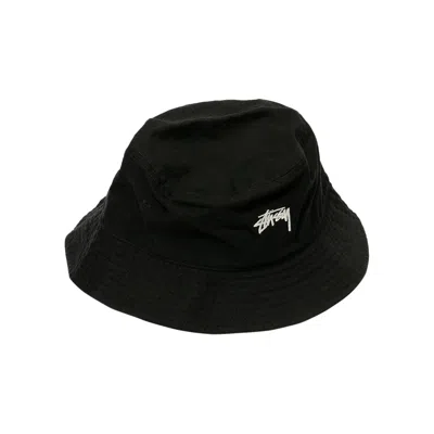 Pre-owned Stussy Stock Bucket Hat 'black' | Men's Size Onesize