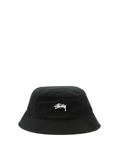 Stussy Stock Bucket Hats In Black