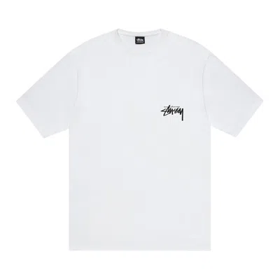 Pre-owned Stussy Stock Dog Tee 'white' | Men's Size Xl