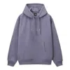 Stussy Stock Logo Applique Hoodie 'mauve'