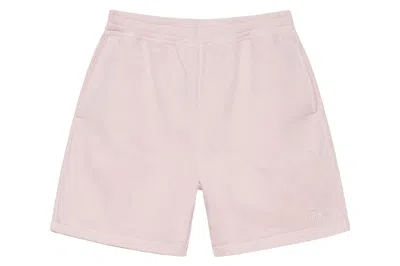 Pre-owned Stussy Stock Logo Short Light Pink