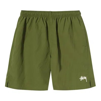 Pre-owned Stussy Stock Water Short 'green'