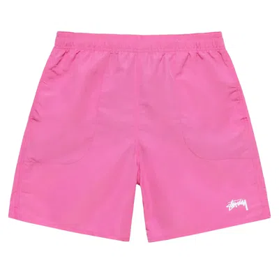Pre-owned Stussy Stock Water Short 'gum Pink'