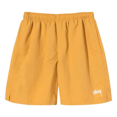 Pre-owned Stussy Stock Water Short 'yellow'