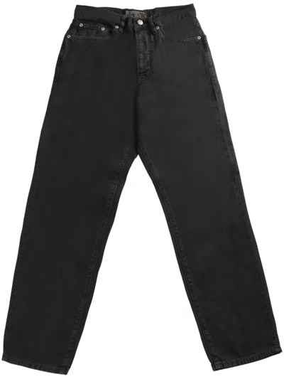 Stussy Straight-leg Jeans In Black