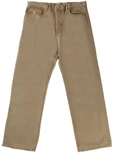 Stussy Straight-leg Jeans In Neutrals