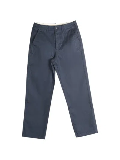 Stussy Straight Trousers In Blue