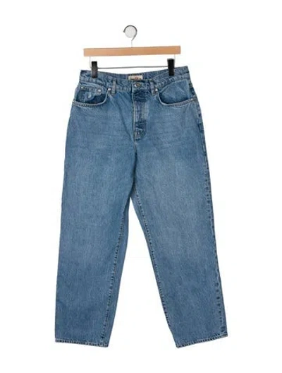 Pre-owned Stussy Straight-leg Jeans In Blue