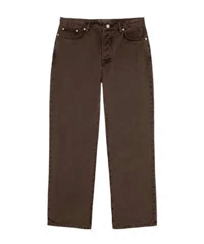 Stussy Straight-leg Jeans In Brown