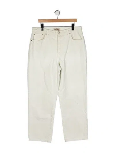 Pre-owned Stussy Straight-leg Jeans In Neutral