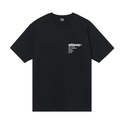 Pre-owned Stussy Strawberry Tee 'black'