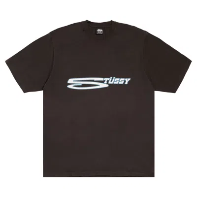 Pre-owned Stussy Stretch Tee Pigment Dyed 'faded Black' | Men's Size M