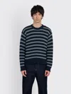 Stussy Stripe Crew In Multi