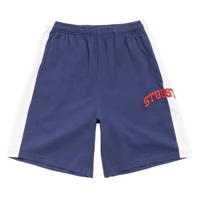 Pre-owned Stussy Stripe Jersey Short 'blue' | Men's Size M