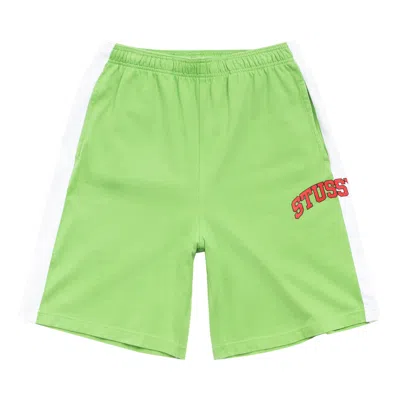 Pre-owned Stussy Stripe Jersey Short 'kiwi' | Green | Men's Size Xl