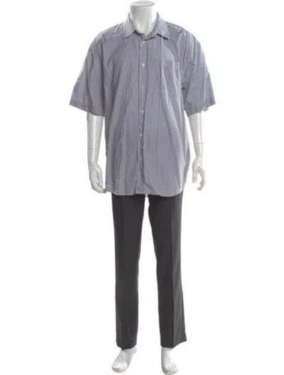 Pre-owned Stussy Striped Long Sleeve Shirt In Multi