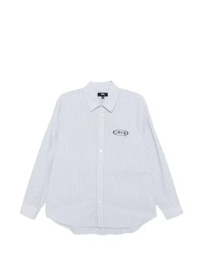 Stussy Striped Shirt In White