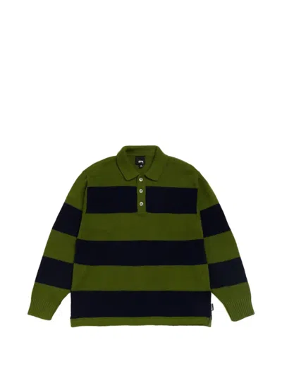 Stussy Striped Sweater In Multi