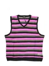 STUSSY STRIPED SWEATER VEST