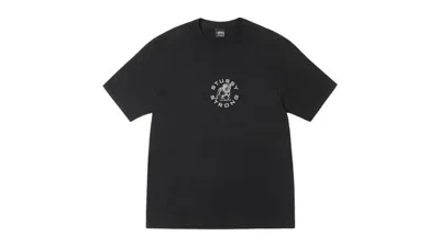 Pre-owned Stussy Strong Mac Pigment Dyed Tee Shirt In Black