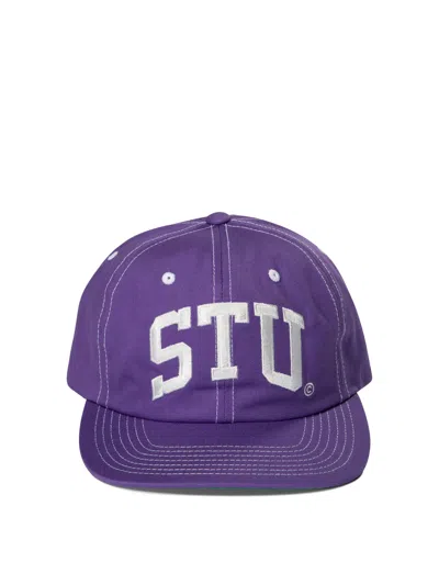 Stussy Stu Arch Hats Purple