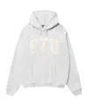 Stussy Stu Relaxed Hoodie In Grey