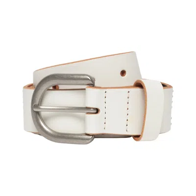 Pre-owned Stussy Stud Letter Belt 'bone' | Cream | Men's Size L/xl