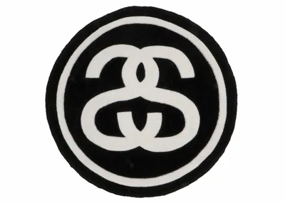 Pre-owned Stussy Stushort Sleevey Short Sleeve Link Rug