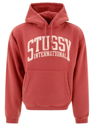 Stussy Stüssy "stüssy International" Hoodie In Red