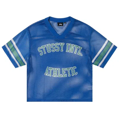 Pre-owned Stussy Stüssy International Team Jersey 'blue' | Men's Size L