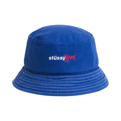 Pre-owned Stussy Stüssy Sport Bucket Hat 'navy' | Blue | Men's Size S/m